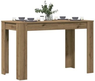 vidaXL Esstisch Artisan-Eiche 120x60x76 cm Holzwerkstoff 855841