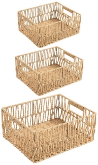 IDIMEX Aufbewahrungskorb ENIN (Set), Aufbewahrungskorb ENIN 3er Set Regalkörbe Organizer