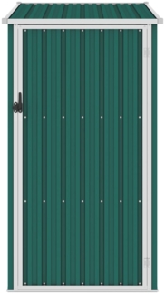 vidaXL Gerätehaus Grün 87x98x159 cm Verzinkter Stahl 46289