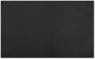 1 Stück Tischsets Platzset Tischuntersetzer Platzdeckchen Tischdeko Tischmatte Essensunterlage Maße 30x45 cm, Farbe: schwarz - jet black