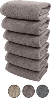 my home Handtücher Handtuch Merida, als Set und Serie erhältlich, 6 Handtücher 50x100 cm, Frottier (Set, 6-St), kuschelig weich, einfarbig, 100% Baumwolle