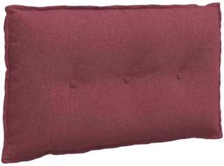 vidaXL Rückenkissen Weinrot 80 x 19 x 50 cm Stoff 42014704