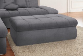DOMO collection Hocker NMoric, mit Stauraumfach, auch in Cord