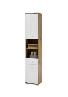 Hochschrank >Peter< in Artisan aus MDF - 38x190x30cm (BxHxT)