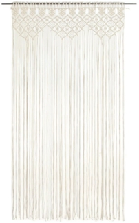 vidaXL Makramee Vorhang 140x240 cm Baumwolle 323977