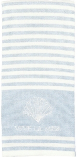 Greengate Handtücher Vive la mer Handtuch pale blue 40x70cm, 100% Baumwolle (COTBTA70WVIM2906)