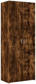 vidaXL Highboard Räuchereiche 70x42,5x185 cm Holzwerkstoff 3281431