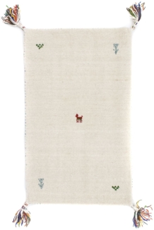 Morgenland Gabbeh Teppich - Softy - Agra - rechteckig - 90x60 - Beige