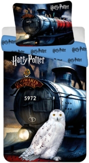 Harry Potter Bettwäsche 140x200 + 70x90 cm Hogwarts Express Design 100 % Baumwolle