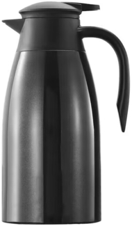 2L Edelstahl Thermoskanne Isolierkanne Thermosflasche Kaffeekanne Doppelwandig