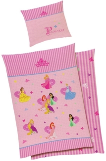 Disney Princess Kinderbettwäsche Disney Princess Bettwäsche Pink, 2 teilig
