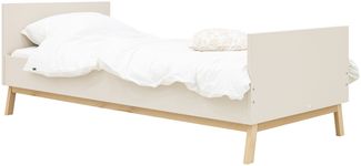 Bopita Saba Bett - 90 x 200 cm Dune / Natur Oatmea - Material: MDF / Buche - Babypark. de