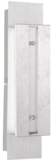 LED Wandleuchte, silber, 3 Stufen Touchdimmer, 30 cm