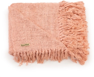 Das S'il Vous Plaid - Lachsrosa - Rosa - 130x170x3.5cm