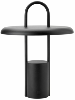 Stelton Pier H 25 cm black tragbare LED Leuchte