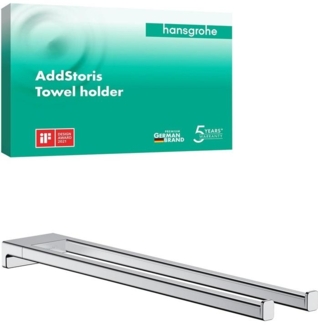 hansgrohe Handtuchhalter ADDSTORIS chrom 445mm 2-armig