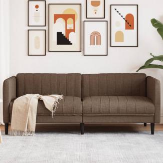 vidaXL Sofa 3-Sitzer , Braun