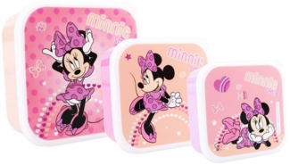Minnie Mouse Brotdose Snack-Box 3in1 – Ideal für Kindergarten & Schule