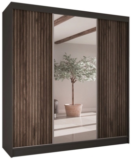 Beautysofa Kleiderschrank RAMOS II Breite: 200cm, mit Spiegel, mit Schubladen
