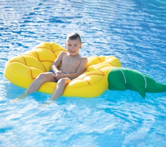 Westmann Stoff Schwimminsel Ananas | Gelb |