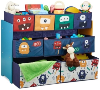 Kinderregal mit Boxen Monster