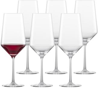 Zwiesel Glas PURE Bordeaux Rotweinglas 6er Set