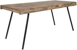 Design Esstisch SURI 160 x 78 cm Platte recycled Teak