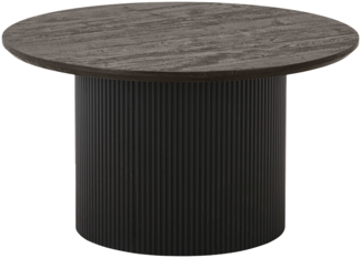 Couchtisch, dunkelbraun, ø80x45 cm