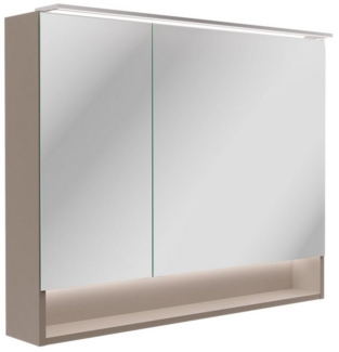 Fackelmann B.PARIS LED-Spiegelschrank 90 cm breit, Grau