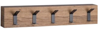 Garderobe Lemgo 1 / Lima 1 , Holzwerkstoff , Holzfarben , 50 x 10 x 5 cm