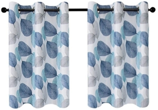 BYSURE Schiebegardine, Ösen (2 St), blickdicht, Bedruckt Bistrogardine