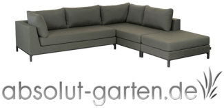 Gartenecksofa Capri aus Aluminium, Rechts