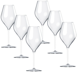 Doimoflair Weinglas Doimoflair Weingläser Cocktailglas aus Plastik bruchsicher Transparent