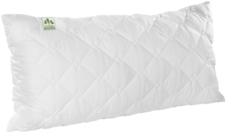 irisette GREENLINE Kopfkissen Lavendel Bio, Füllung: 100% Polyester - Hohlfaserkugeln (recycelt) mit echten Lavendelblüten, Bezug: Bio-Baumwolle, Seitenschläfer, Rückenschläfer, Bauchschläfer, mit wohltuendem Lavendelduft, produziert in Deutschland