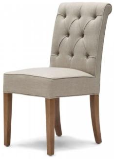 Riviera Maison Esszimmerstuhl Hampton Classic Dining Armchair Linen Flax 3758001