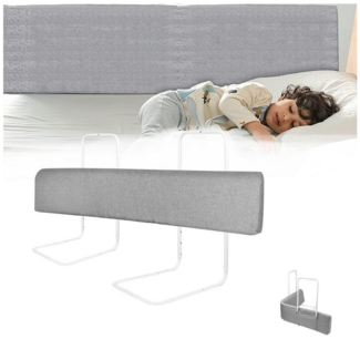 Refined Living Bettschutzgitter Bettgitter Rausfallschutz Bettschutzgitter Kinderbettgitter Babybett (Bettkantenschutz Schutzgitter Form Einstellbar Höhenverstellbar, 1 St), für Kinderbett Schaumstroff Bettgitter mit Rutschfeste 150cm