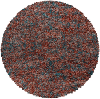 Ayyildiz Teppiche Hochflor-Teppich Enjoy Shaggy, rund, Höhe: 50 mm, melierter Langflor, Wohnzimmer