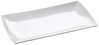 Platte 30 x 17 cm eckig / Maxwell & Williams / White Basics / EAST MEETS WEST / Teller / Servierplatte