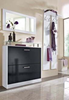 borchardt Möbel Garderoben-Set Finn, (Set, 3-St), mit Glasablage