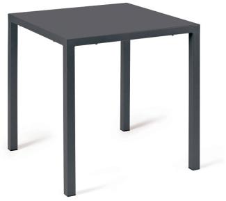 Kleiner Beistelltisch Quatris 60x60x75 cm schwarz