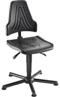 meychair Drehstuhl 13310 W19-25-TG-PU XXL 250kg schwarz