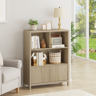 Kommode Lukkodso 103 x 80 x 28 cm Eicheoptik [en. casa]