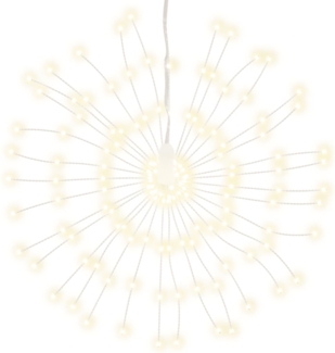 vidaXL Weihnachtsbeleuchtung Feuerwerk 140 LEDs Warmweiß 17 cm 356219