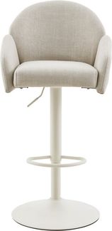 HELA Barhocker HOLLY (Set, 2 St), 360° drehbar, Höhenverstellbar, Armlehnen, Gestell angepasst an Bezug
