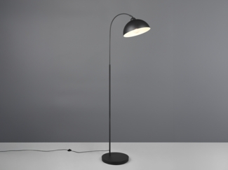 Große Stehlampe SIERRA Schwarz mit Metallfuß - Höhe 170cm
