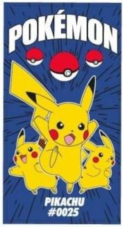 Sun City Badetuch Pokemon Pikachu Strandtuch Handtuch Strandlaken Duschtuch, 140x70 cm