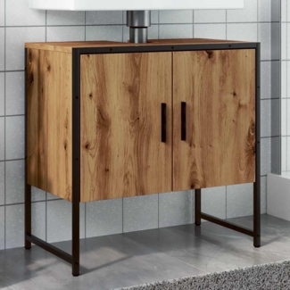 vidaXL Waschbeckenunterschrank Artisan-Eiche 60x33x60 cm 857703