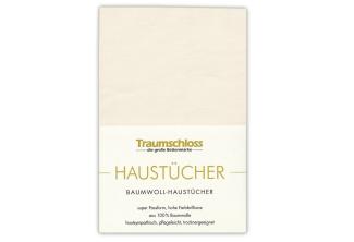 Traumschloss Betttuch Haustuch, 100% Baumwolle, Gummizug: ohne, (1 Stück), aus 100% Baumwolle, ohne Gummizug