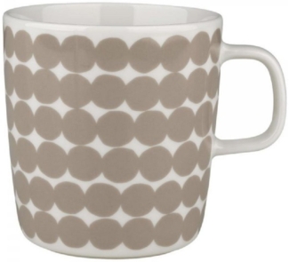 Marimekko Tasse Becher Oiva Räsymatto White Beige (Groß)