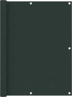 vidaXL Balkon-Sichtschutz Dunkelgrün 120x500 cm Oxford-Gewebe 135006